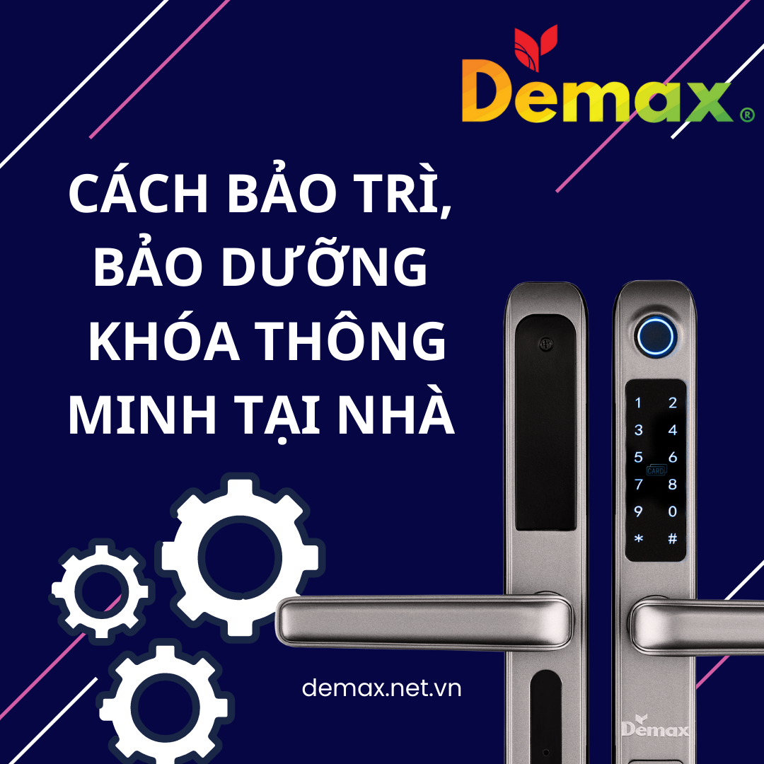 Cách bảo trì, bảo dưỡng khóa cửa thông minh tại nhà