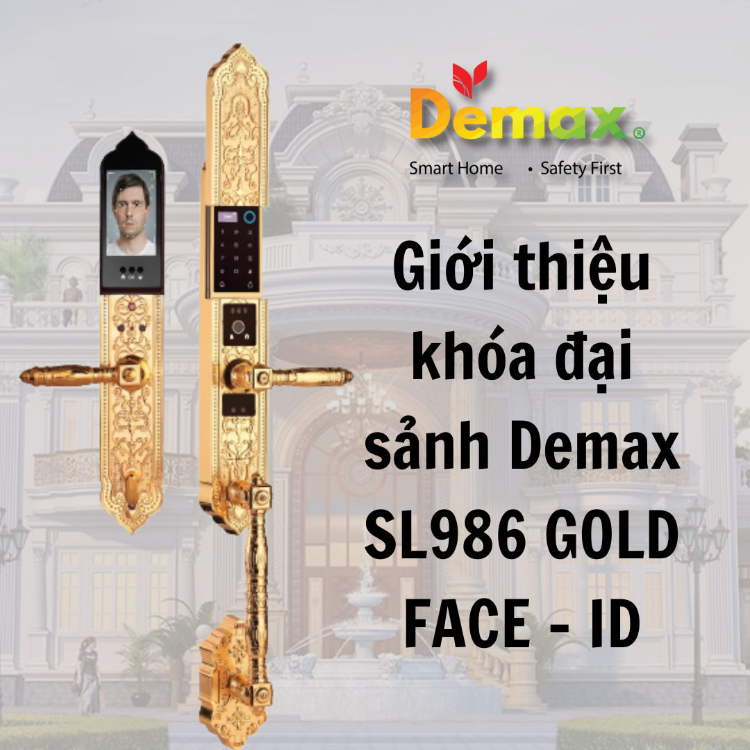 Giới thiệu Khóa đại sảnh DEMAX SL986 GOLD