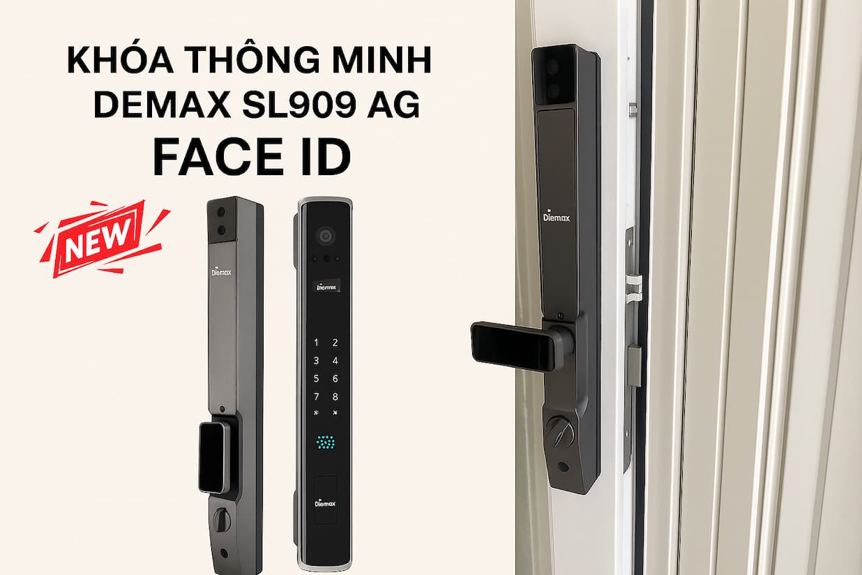 Đánh giá toàn diện khóa thông minh Demax SL909 AG FACE ID: Công nghệ bảo mật đột phá cho ngôi nhà hiện đại