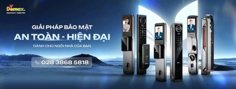 Demax – Giải pháp khóa thông minh đa dạng cho mọi loại cửa