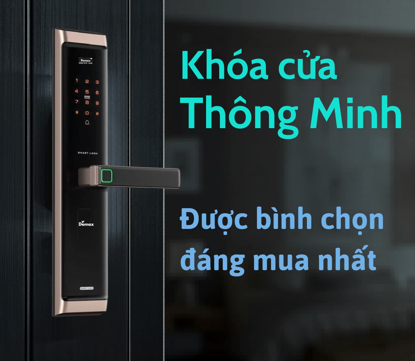 Được Review Là Mẫu Khoá Thông Minh Đáng Mua Nhất – Demax EL-MS88 MB Có Gì Đặc Biệt?