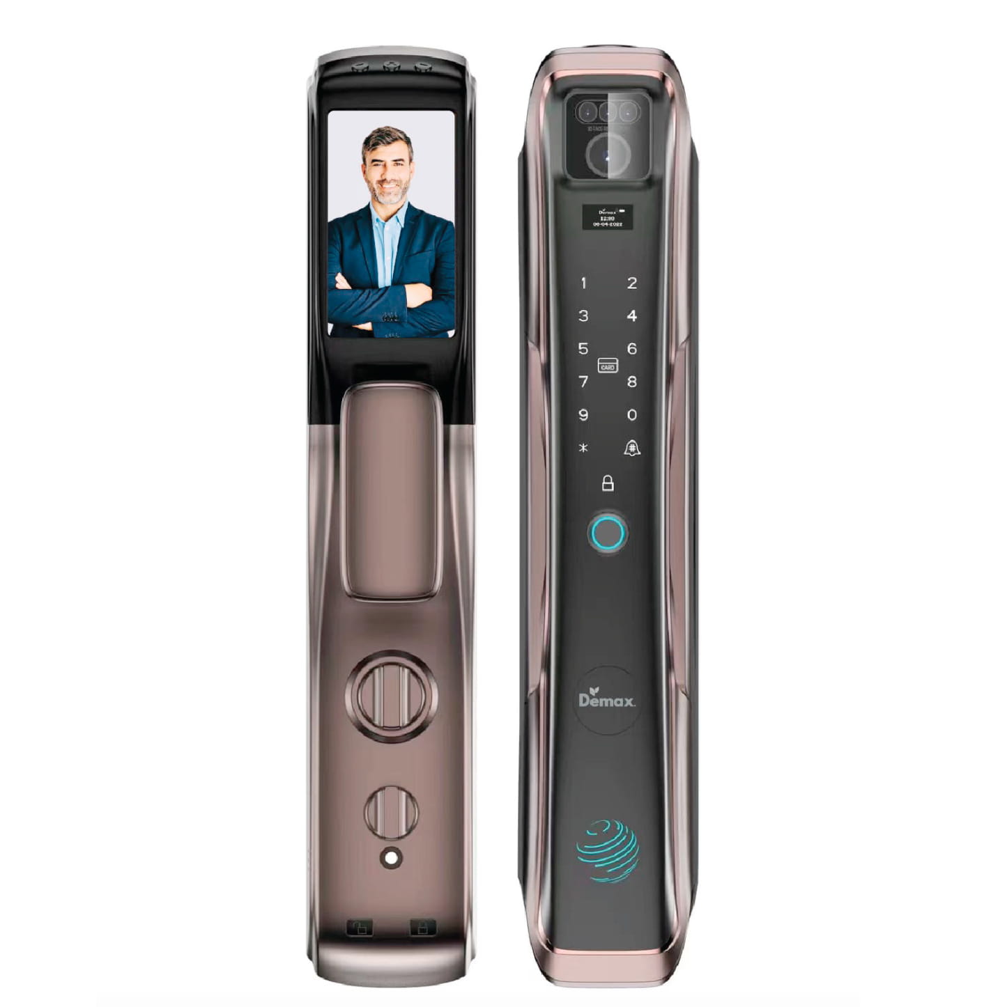 Khóa nhận diện khuôn mặt Demax SL918 PB (FACE ID -3D)