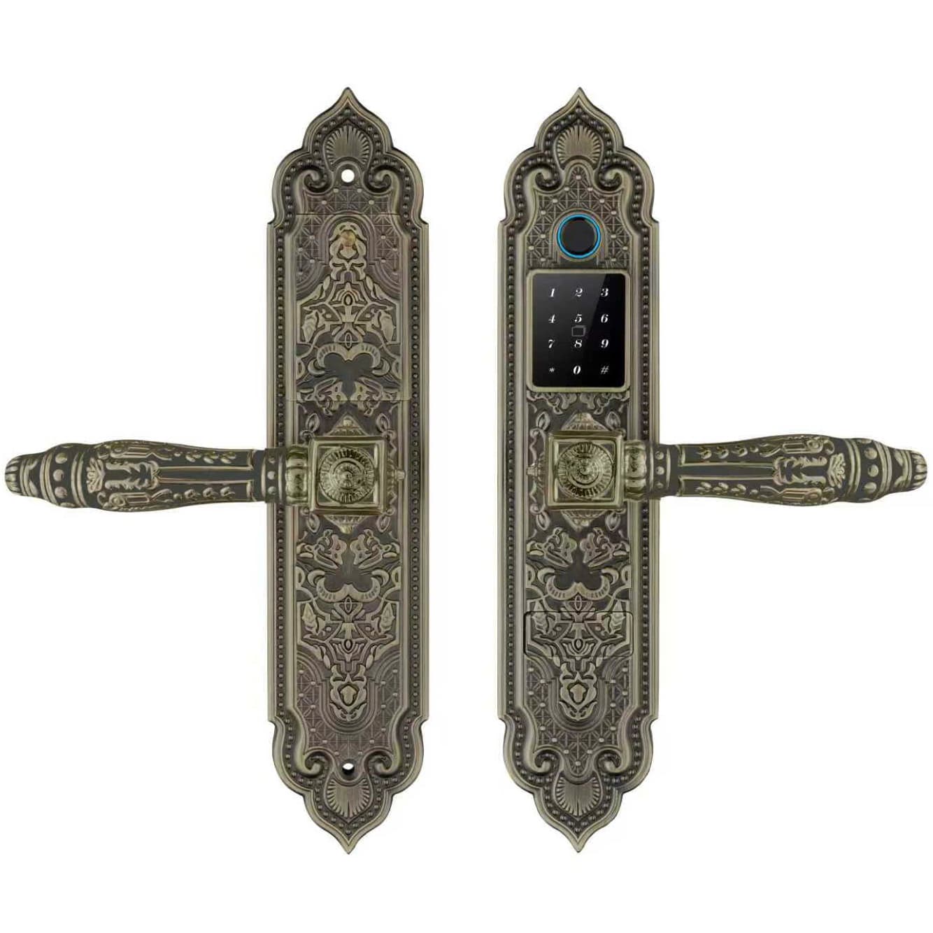 Khóa cửa phòng Biệt Thự EL350 Green Bronze