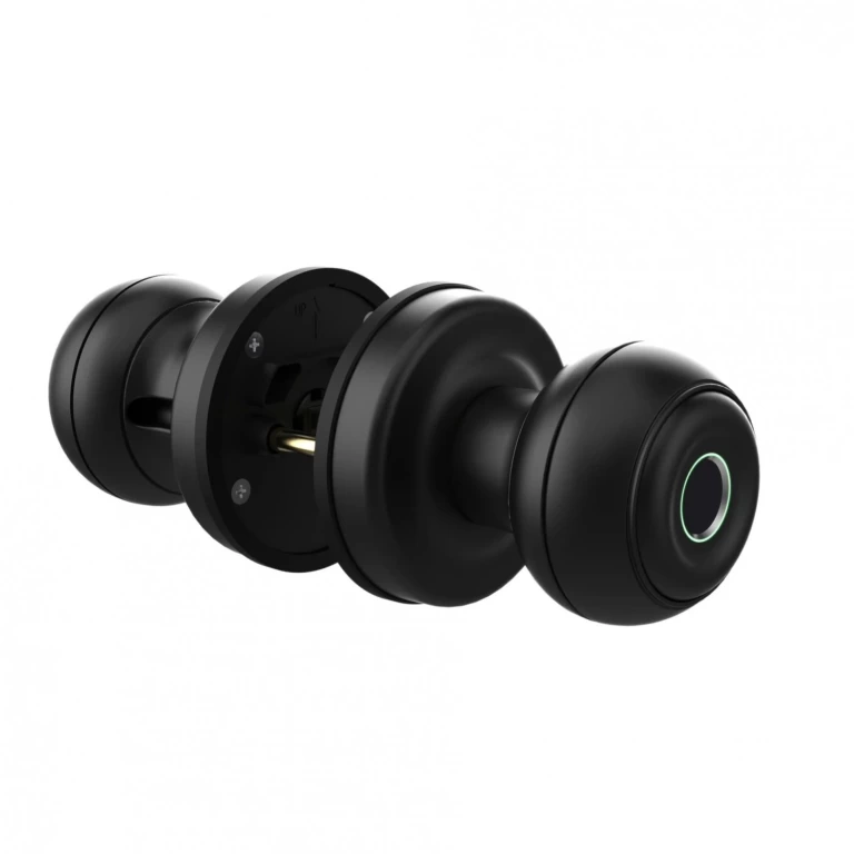 Khoá vân tay tay nắm tròn Demax SL106 BL